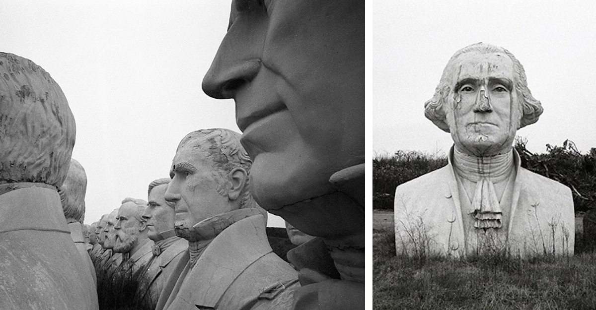 43 Giant U.S. President Statues Sit Crumbling in a Virginia Field