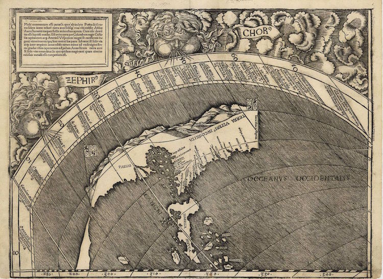 america waldseemuller map universalis cosmographia