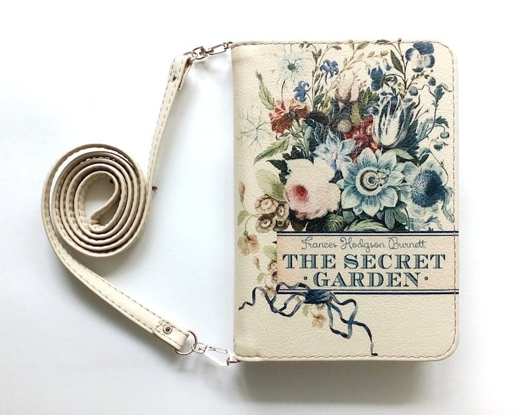 BAGatelle Studio: "The Secret Garden" book clutch