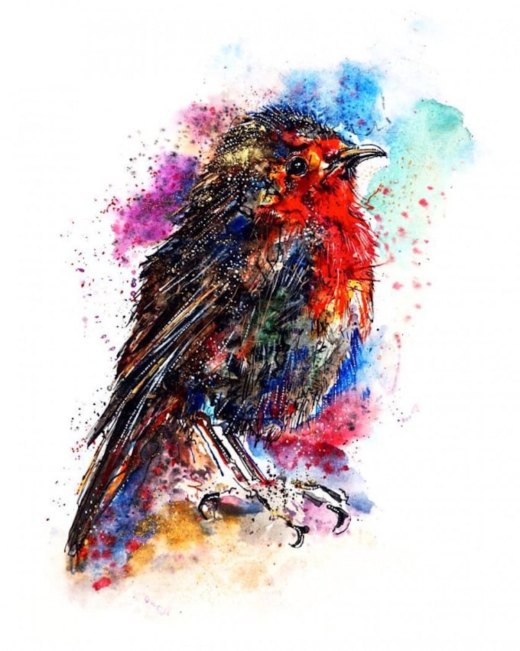 Animal Paintings Capture the Colorful Energy and Souls of Wildlife
