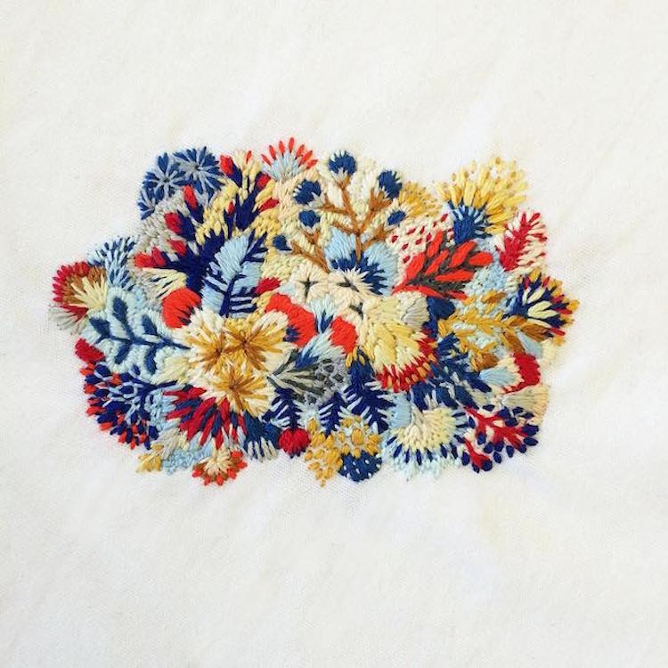 Bright sunny embroidery to melt away the winter blues. Includes spring flowers and animals.