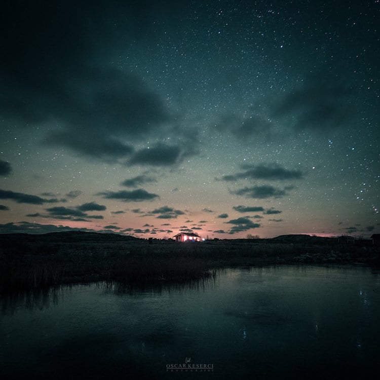 Starry Nights in Finland by Oscar Keserci