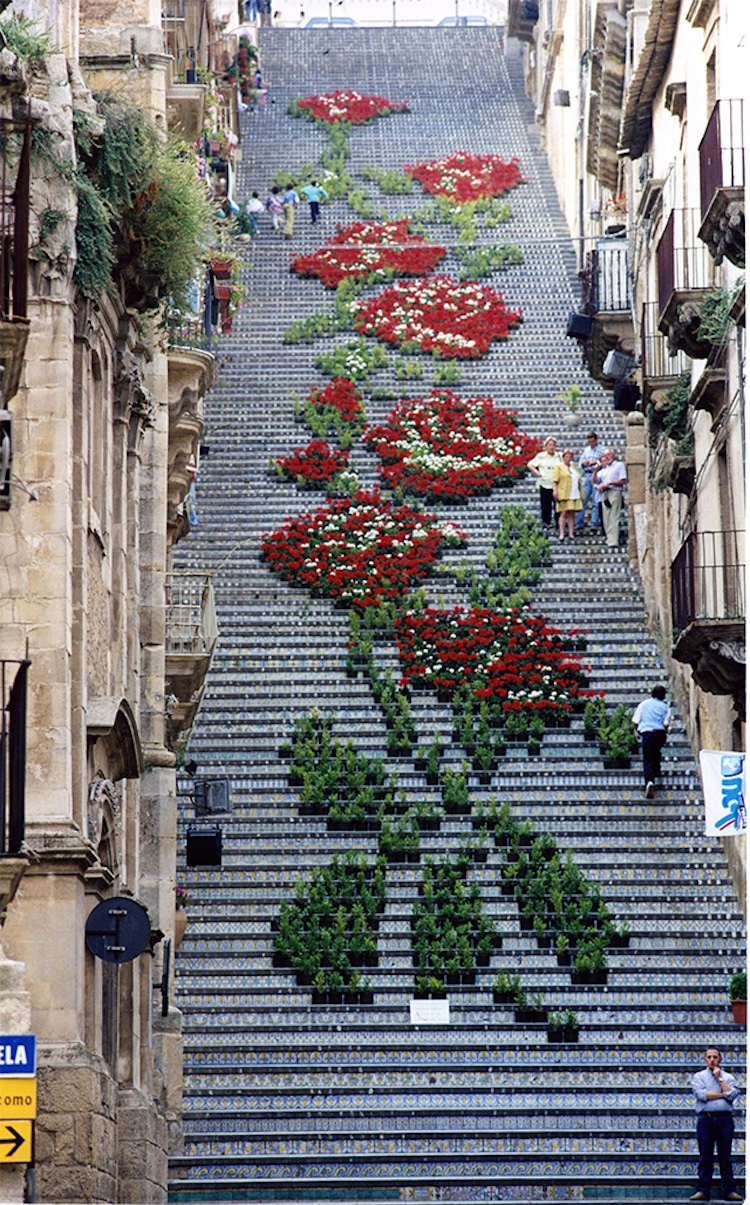 colorful stair art