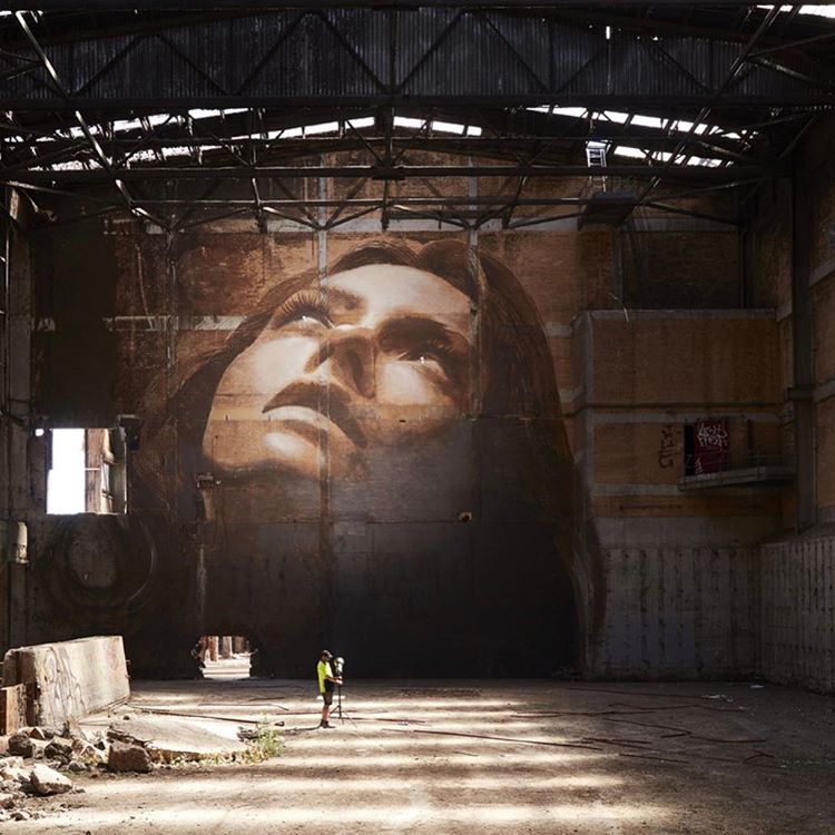 Street Art by Australian muralist Rone