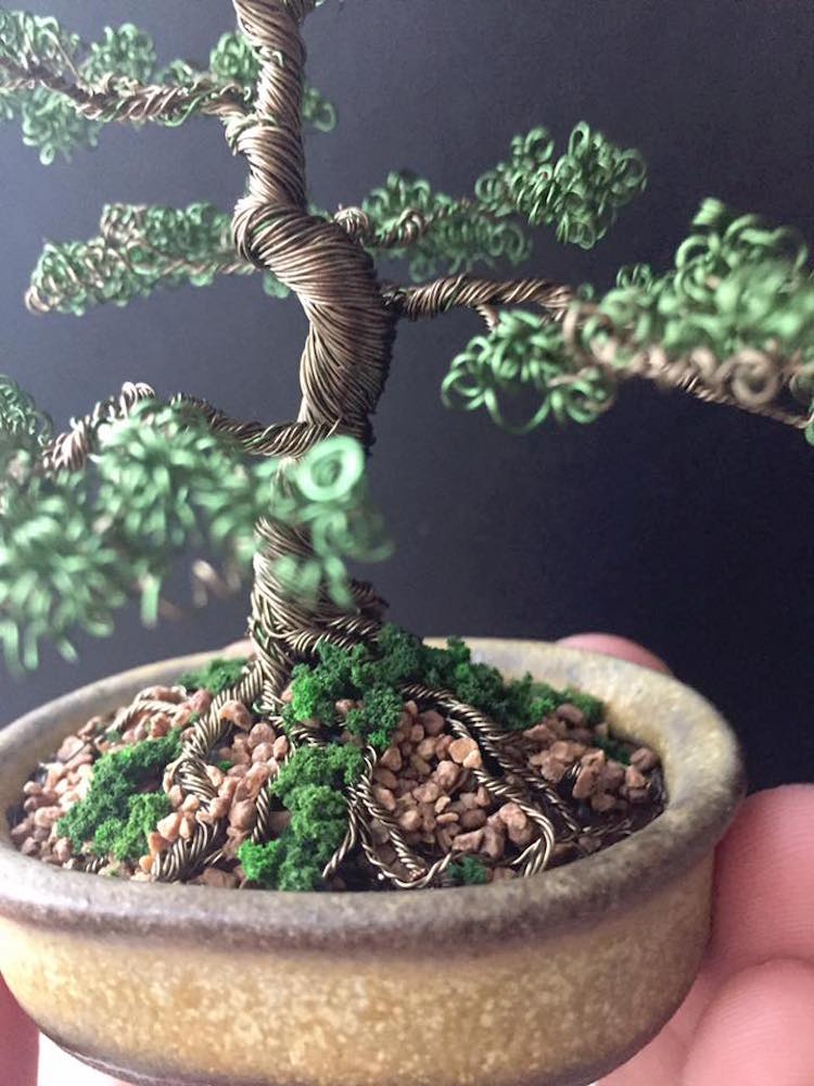 Wire Tree Art Of Bonsai Trees Means Your Plant Will Live Forever
