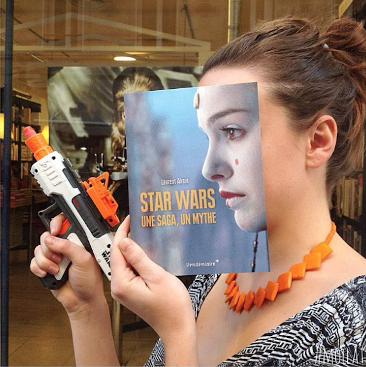 Book Face Series Seamlessly Combines Real-Life People with Cover Art