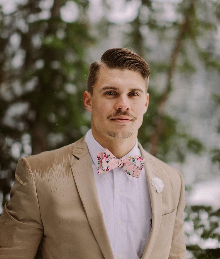 Dapper Floral Skinny Ties Offer A Quirky Touch To Traditional Suits