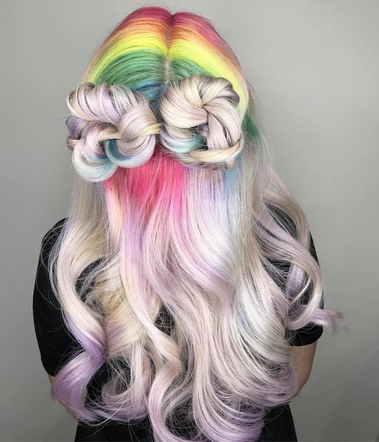 Unicorn Hair Color Trend - Colorful Hair Color Trends 