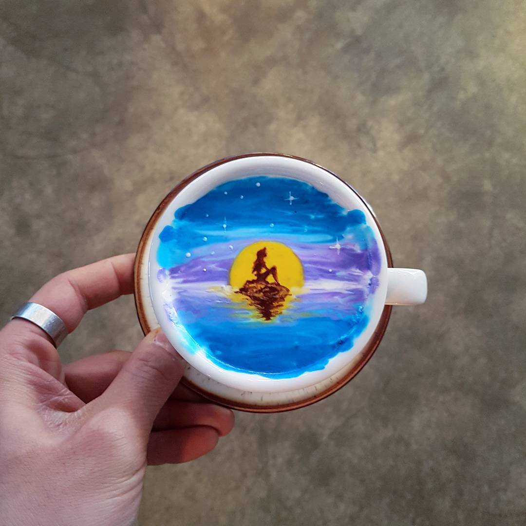 Colored Latte Art