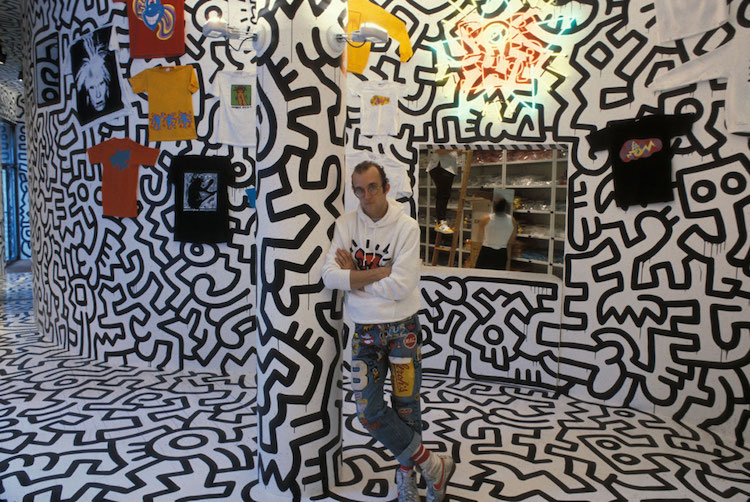 keith haring pop shop graffiti art