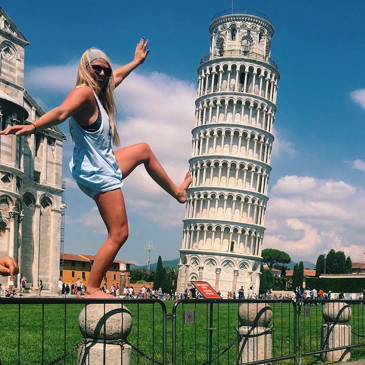 Creative Leaning Tower of Pisa Pictures