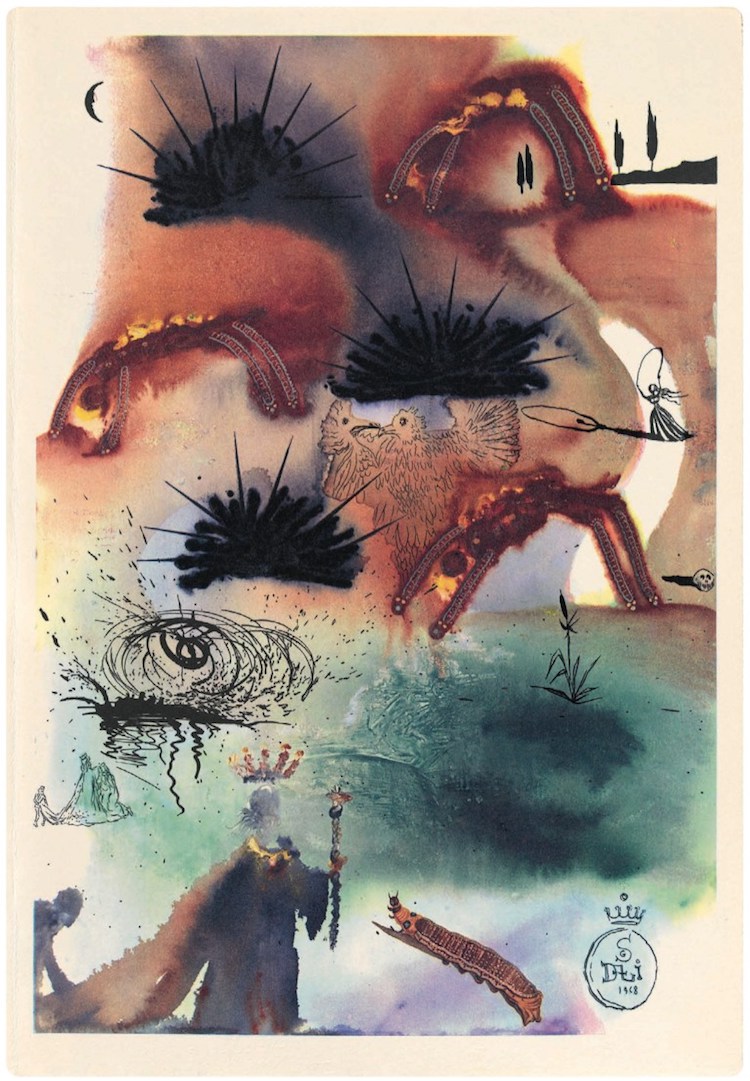 Salvador Dalí's Illustrated Edition of "Alice in Wonderland" Reissued