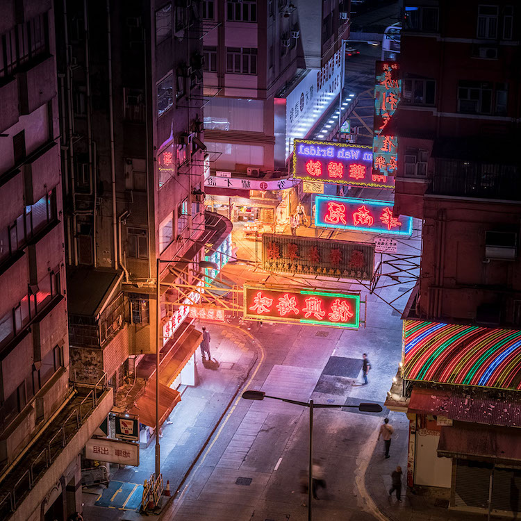 Cityscape City at Night Asia Travel Ultraviolet Break of Day Marcus Wendt 