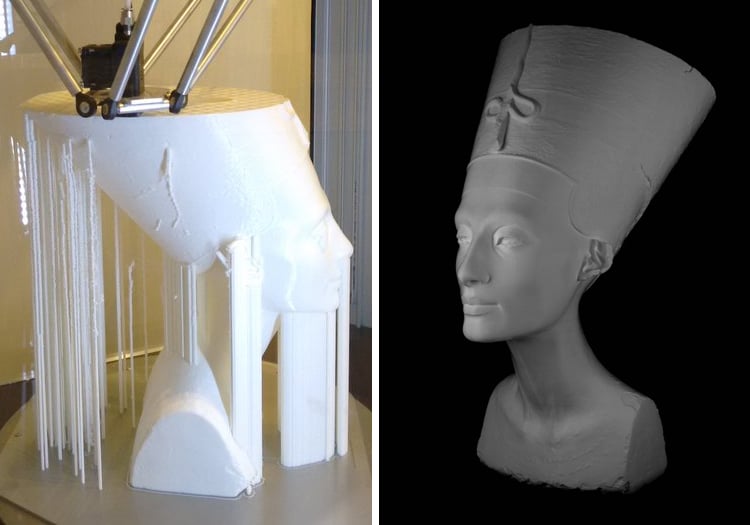Free 3D Scans Famous Art Sculptures and Statues Scan the World Nefertiti