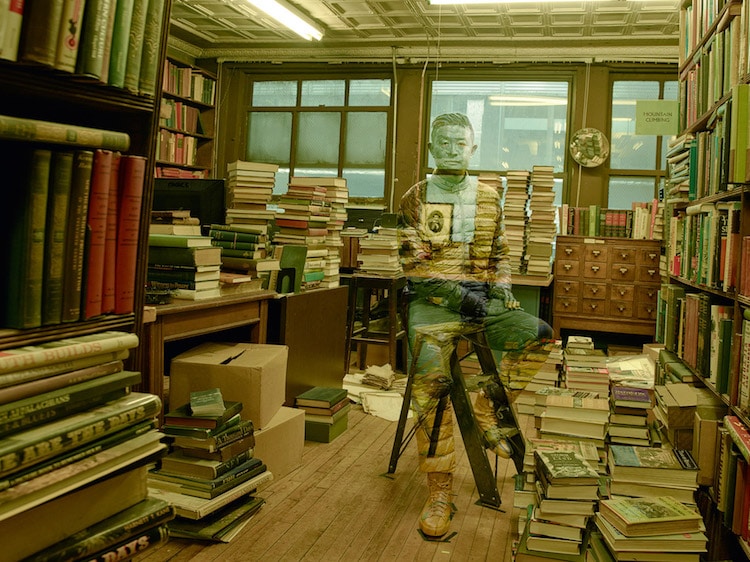 Body Paint Illusions of Liu Bolin Photographed by Annie Leibovitz