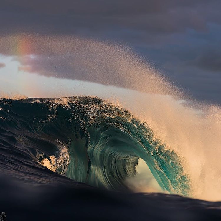 Photographer Spends Hours in Water Capturing Ocean Wave