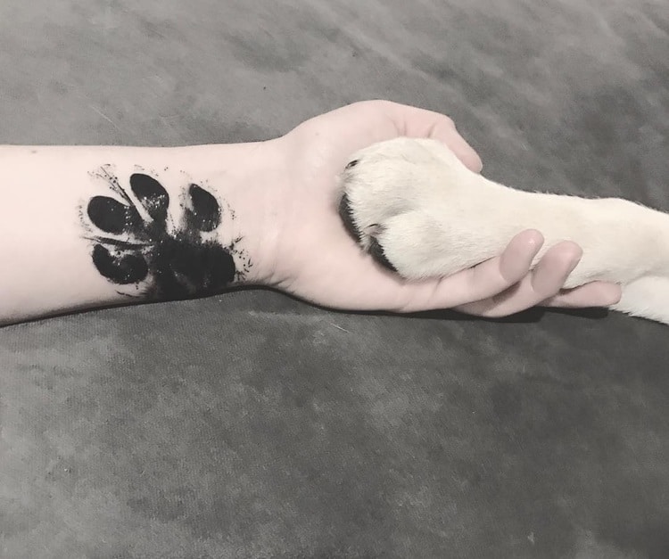Dog Paw Tattoos 