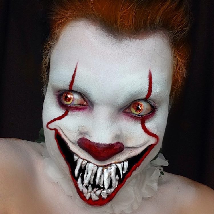 Pennywise makeup