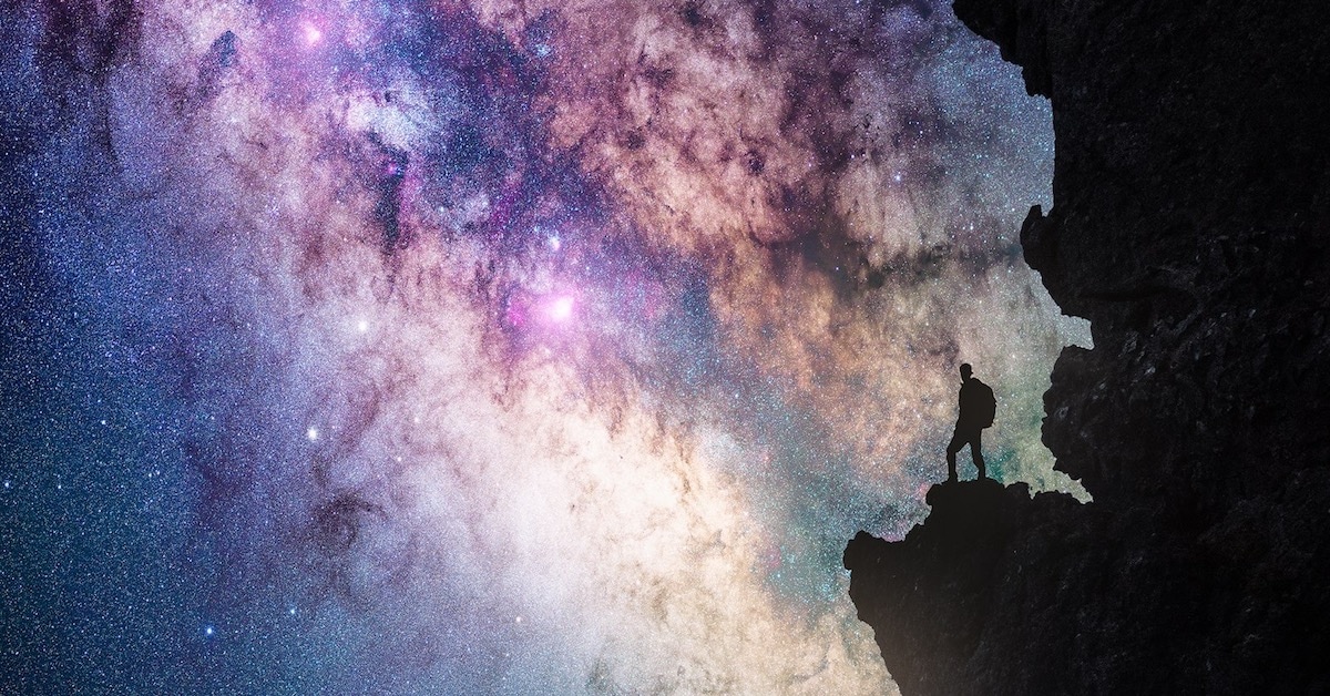 Dreamy Night Landscape Photos Inspired By Space Stars And Video Games