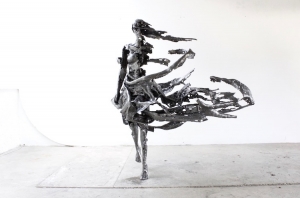 Fragmented Metal Sculptures Capture The Ephemerality Of Human Life