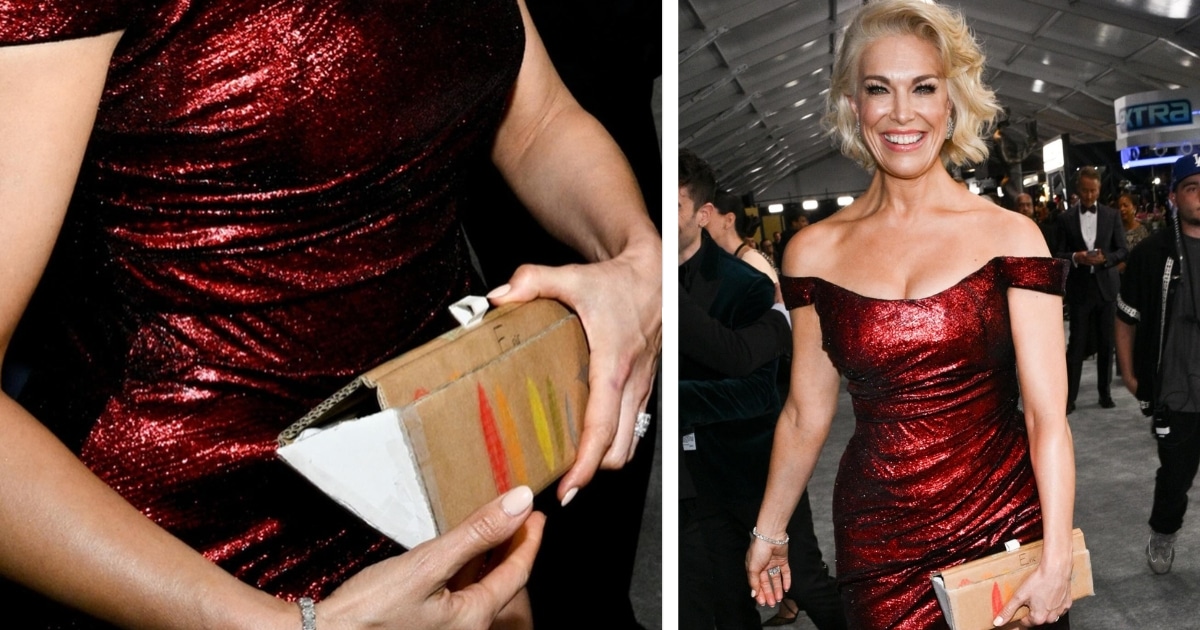 Hannah Waddingham Carried Her Daughter S Cardboard Clutch