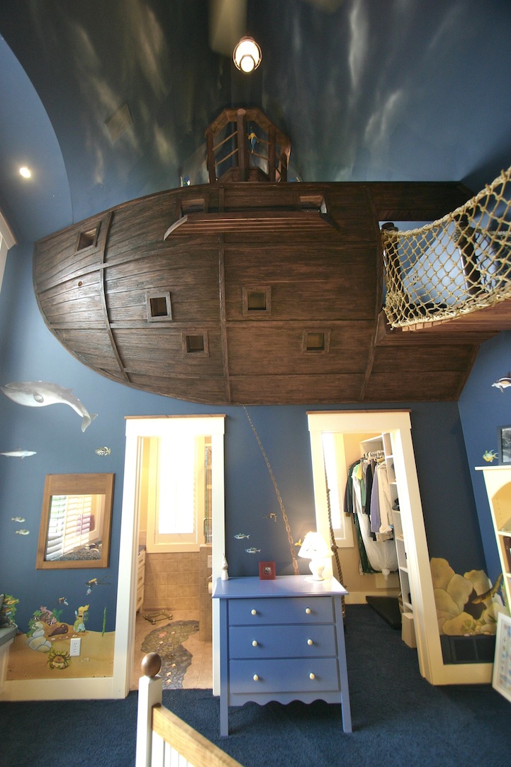 steve kuhl pirate ship bedroom interior design fantasy room