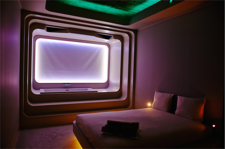 Creative Futuristic Room Of Amsterdam Hotel