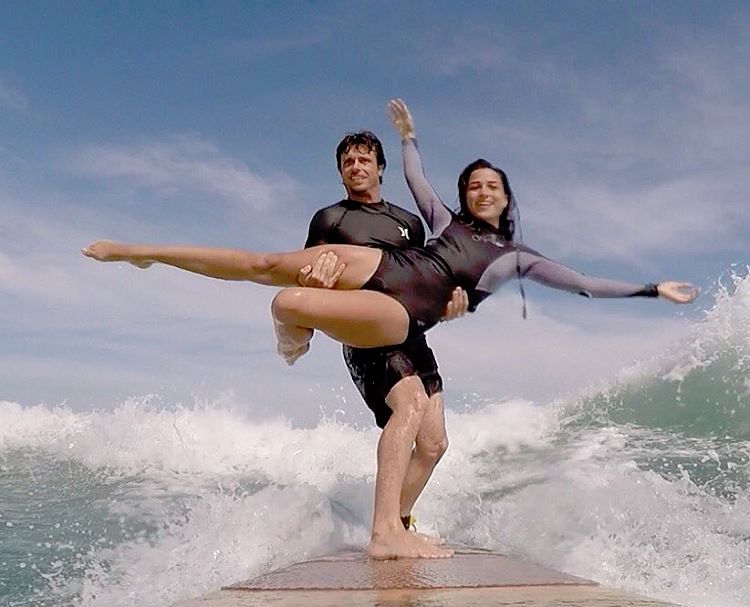 Romance On A Shared Surfboard