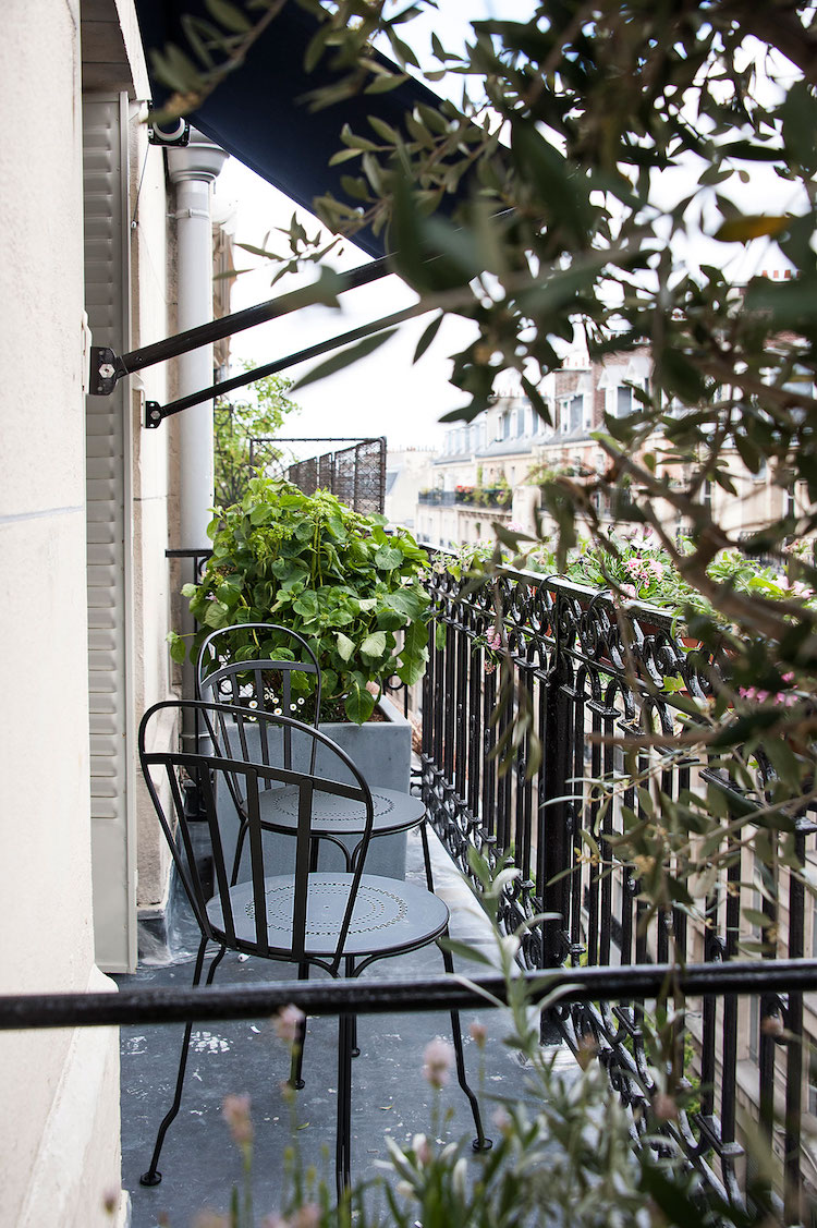 Cast Iron Balcony In Picturesque Parisian Property