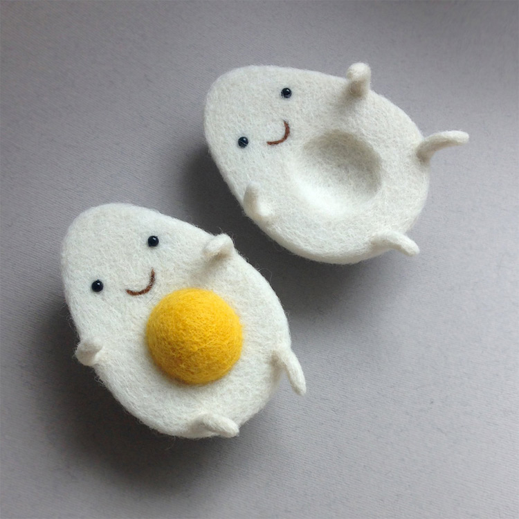 Adorable Wool Egg Pair