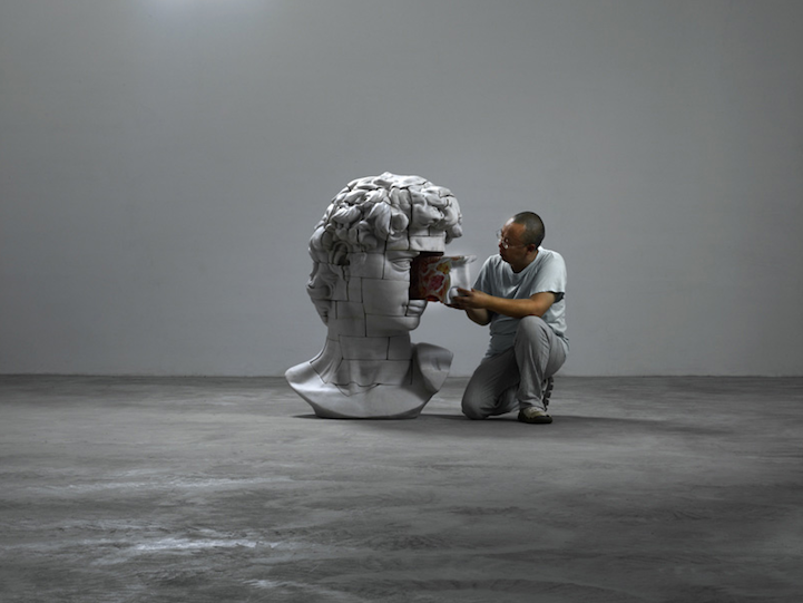 Fleshy Raw Meat Internal Anatomy of Classic Sculptures by Cao Hui
