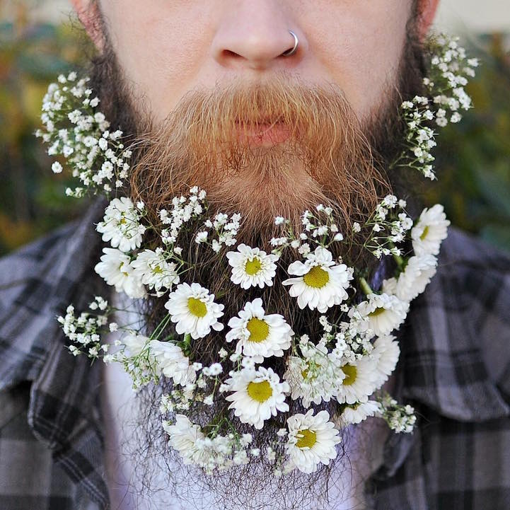 Flower Beard Man