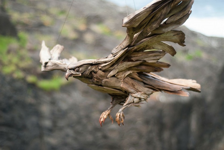 Driftwood Sculpture by Jeffro Uitto