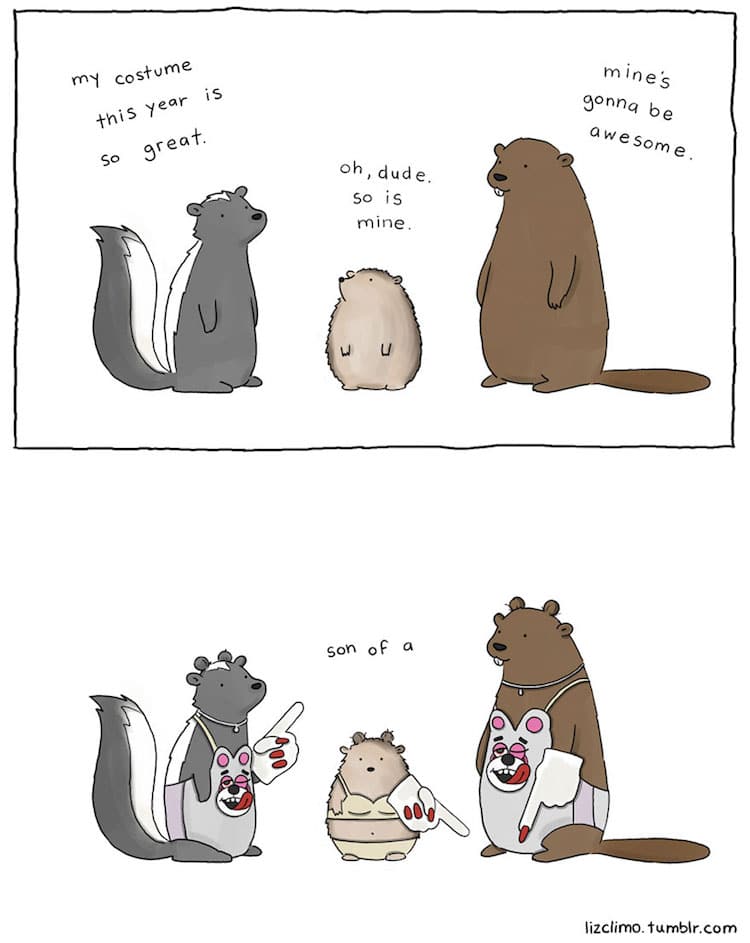 Liz Climo Animal Comics Illustration