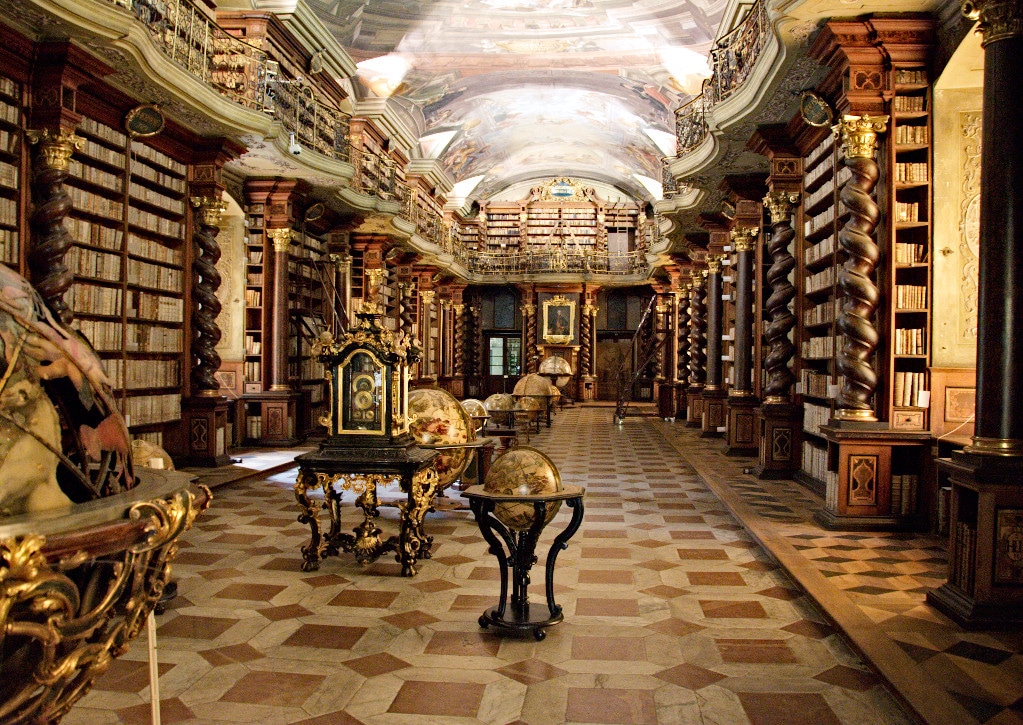 Klementinum Library in Prague