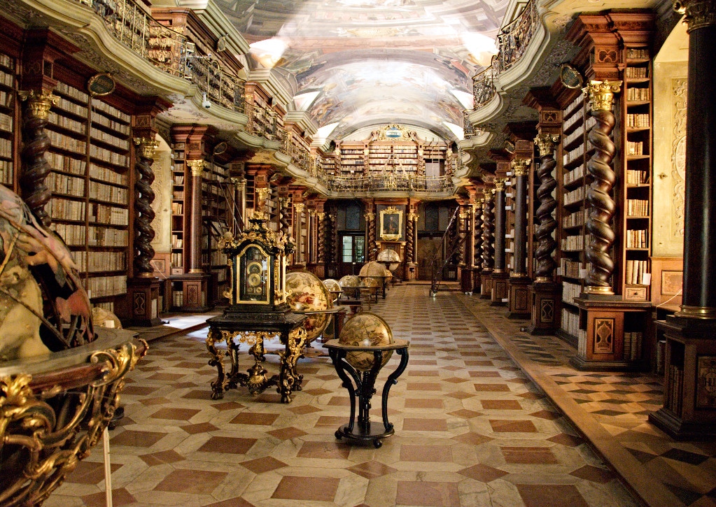 Grandiose Baroque Library in Prague Is a Stunning Kingdom for Books