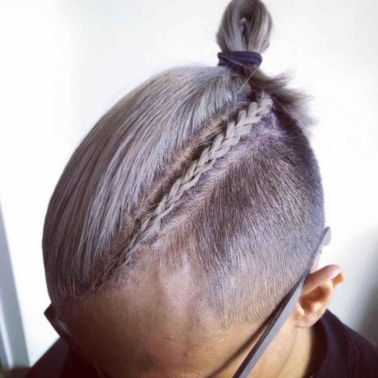 The Man Braid Man Bun Braids Is The Newest Trend In Men S