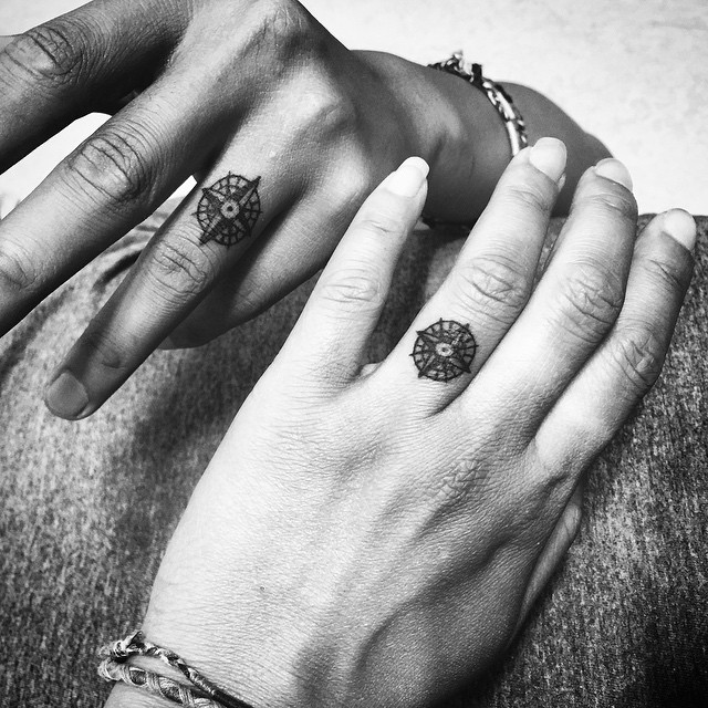 15 Matching Wedding Tattoos to Celebrate Marriage