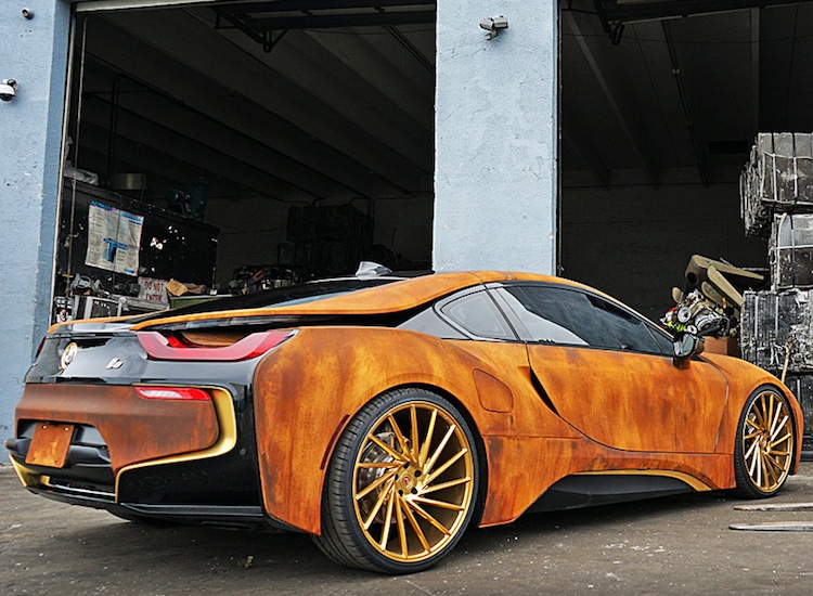 BMW Customized to Look Like a Post-Apocalyptic Car Covered in Rust