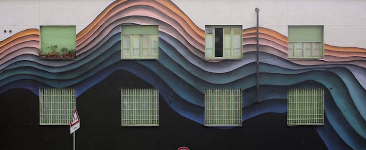 1010 street art mural optical illusion