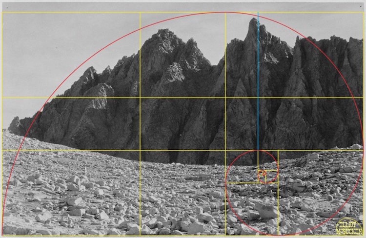 golden ratio golden spiral ansel adams elliot mcgucken