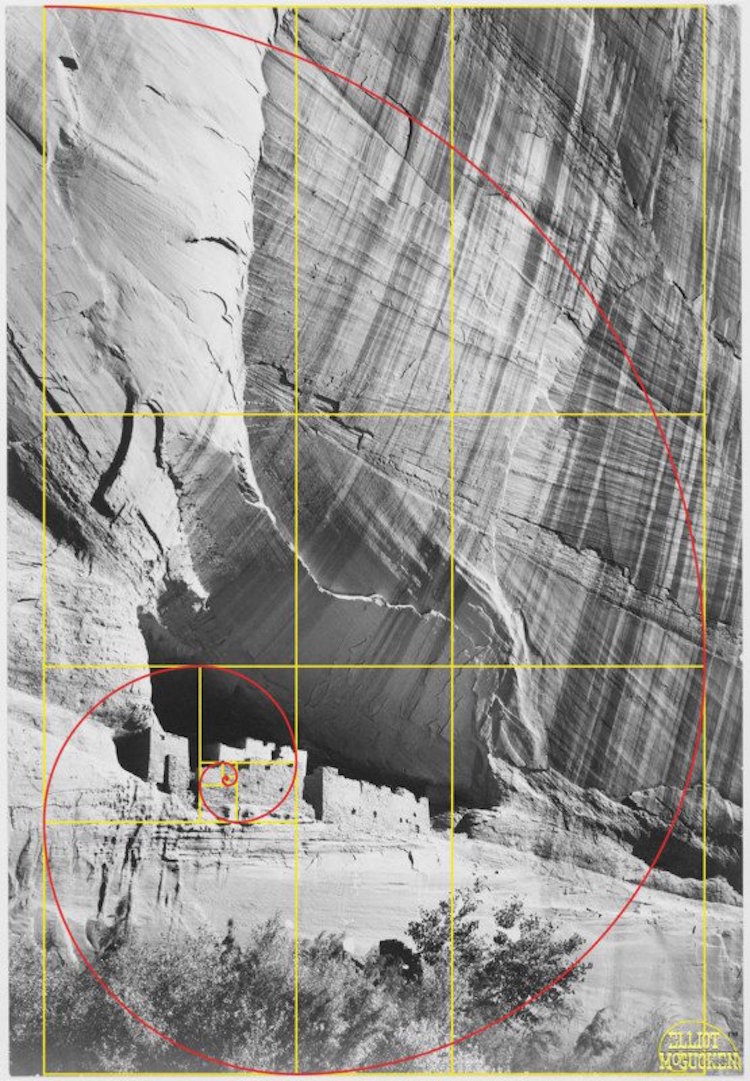 golden ratio golden spiral ansel adams elliot mcgucken