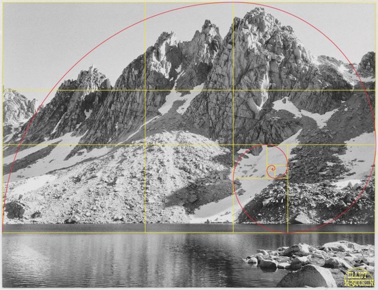 golden ratio golden spiral ansel adams elliot mcgucken