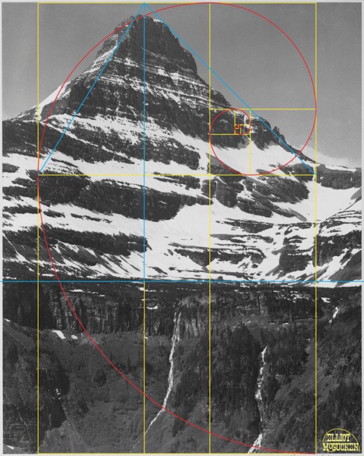 golden ratio golden spiral ansel adams elliot mcgucken