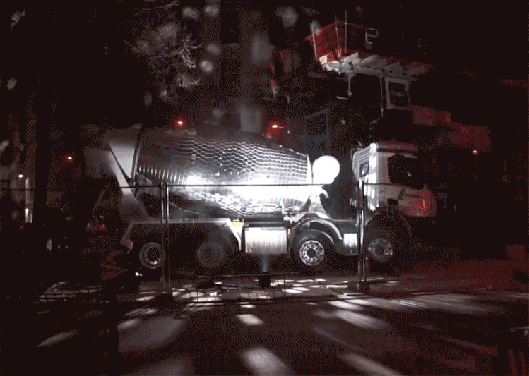 disco cement truck benedetto bufalino lyon