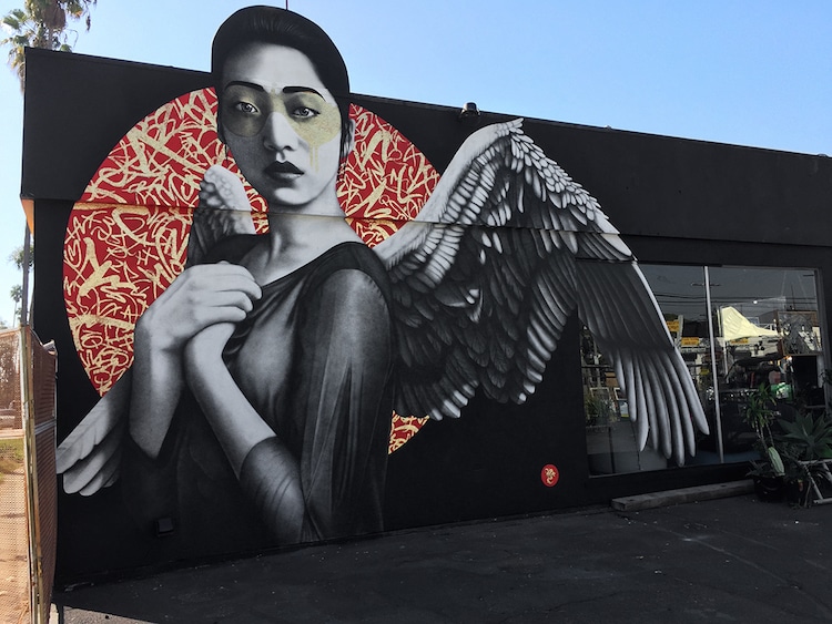 Fin DAC street art los angeles