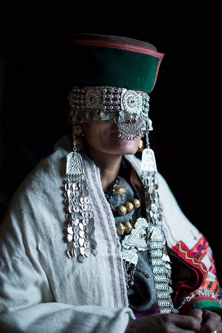 Woman from the Kinnaura tribal community.