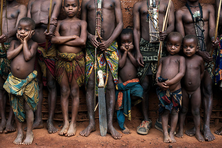 Bambuti pygmy group of the Democratic Republic of the Congo.