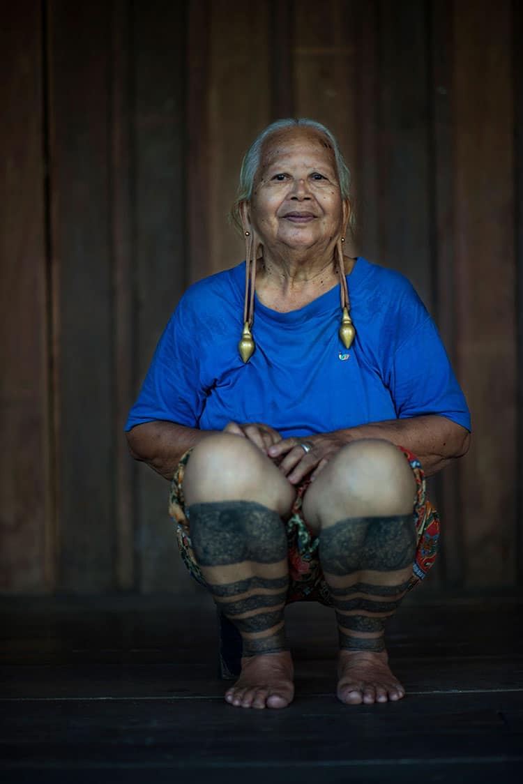 Kenyah woman from Borneo.