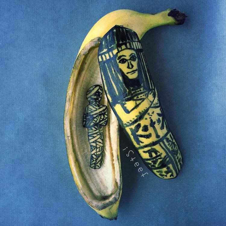 stephan brusche isteef banana food art